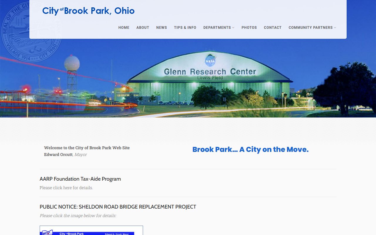 Brook Park city website for Brook Park white pages lookups