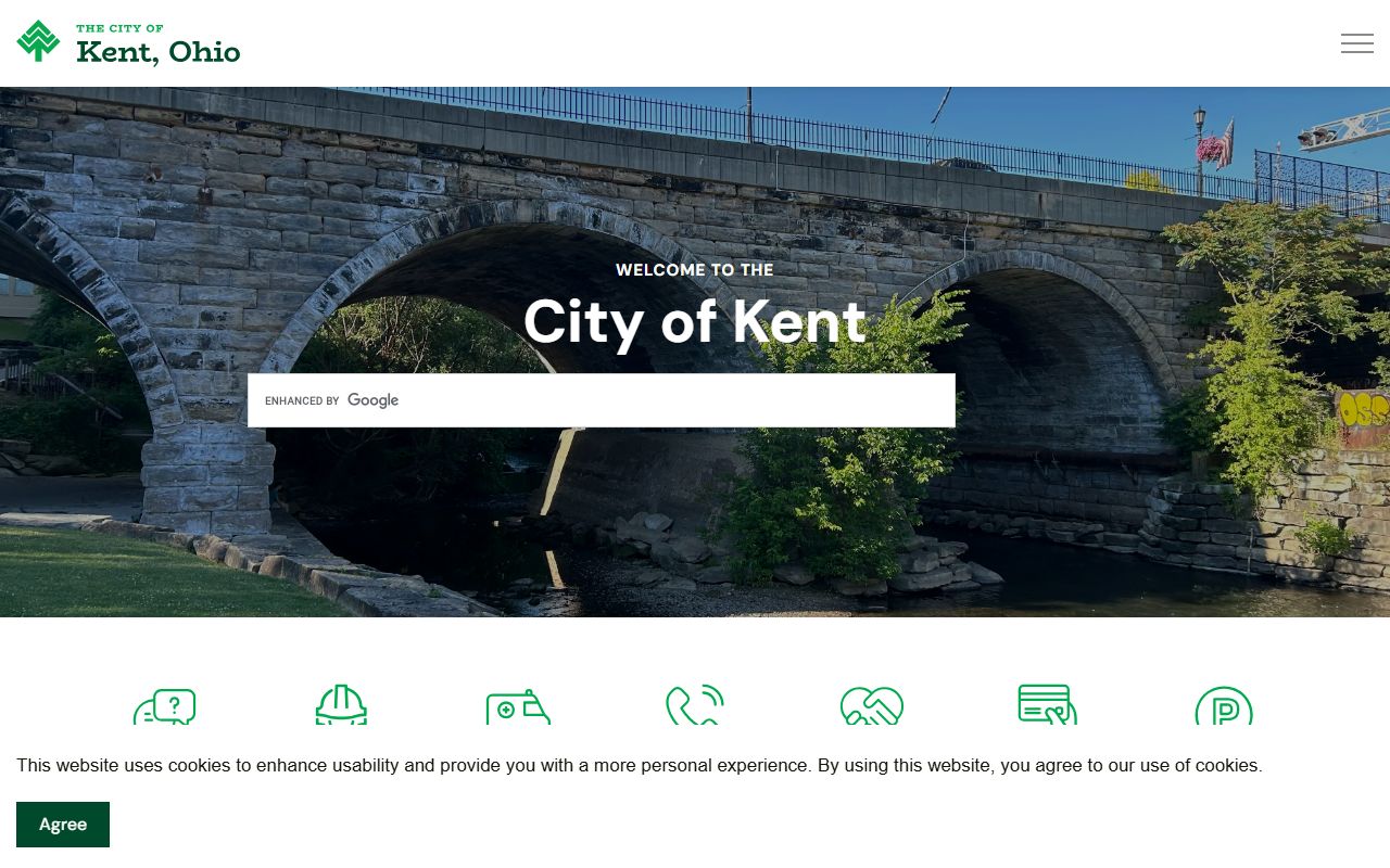 City of Kent website for Kent white pages
