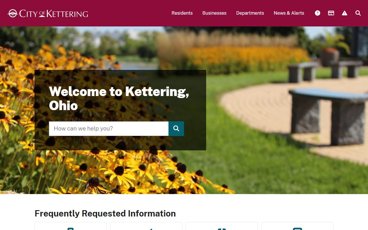 Kettering city website for white pages searches